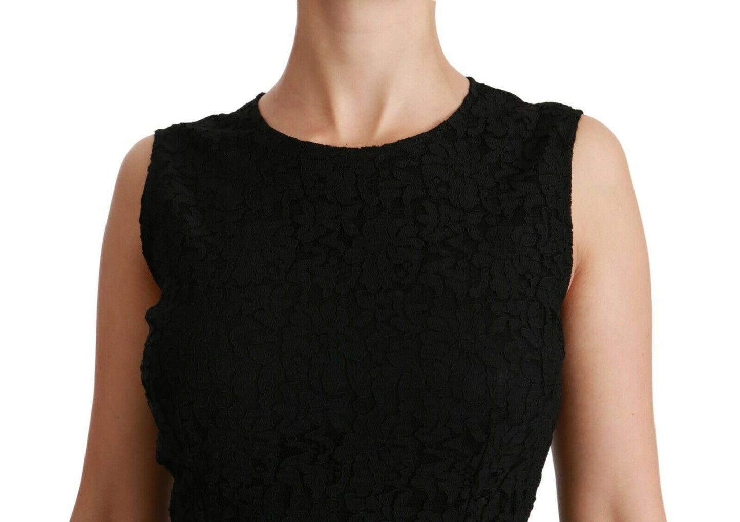 Dolce & Gabbana Elegant Floral Lace Brocade Mini Dress