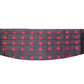 Dolce & Gabbana Exquisite Black Silk Cummerbund with Red Polka Dots