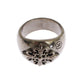 Nialaya Sterling Silver Rhodium Men's Statement Ring