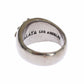 Nialaya Sterling Silver Rhodium Men's Statement Ring