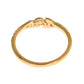 Nialaya Elegant Gold Plated Sterling Silver CZ Ring