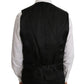 Dolce & Gabbana Elegant Black Formal Wool Blend Vest