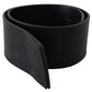 GF Ferre Elegant Solid Black Leather Belt