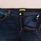 Versace Jeans Chic Mid Waist Slim Fit Stretch Jeans