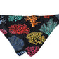 Dolce & Gabbana Chic Black Side-Tie Coral Print Bikini Bottom