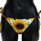 Dolce & Gabbana Sunflower Enchantment Bikini Bottom