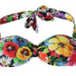 Dolce & Gabbana Floral Elegance High-End Bikini Top