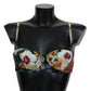 Dolce & Gabbana Floral Elegance Elastic Bikini Top