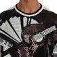 Dolce & Gabbana New York Jazz Sequined Silk Sweater