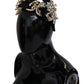 Dolce & Gabbana Elegant Silk Crystal Diadem - Gold & Black