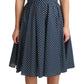 Dolce & Gabbana Polka Dot Sleeveless A-Line Dress