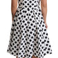 Dolce & Gabbana Elegant Polka Dot Sleeveless A-Line Dress