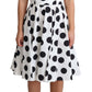 Dolce & Gabbana Sleeveless Polka Dot A-Line Dress