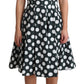 Dolce & Gabbana Chic Polka Dot A-line Sleeveless Dress