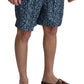 Dolce & Gabbana Chic Blue Drawstring Swim Trunks