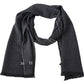 Missoni Elegant Wool Scarf with Signature Embroidery