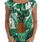 Dolce & Gabbana Elegant Sequined Pineapple Blouse