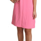 Dolce & Gabbana Elegant Pink Shift Knee Length Dress