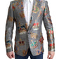 Dolce & Gabbana Elegant Multicolor Silk Blazer Jacket