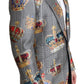 Dolce & Gabbana Elegant Multicolor Silk Blazer Jacket