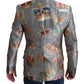 Dolce & Gabbana Elegant Multicolor Silk Blazer Jacket