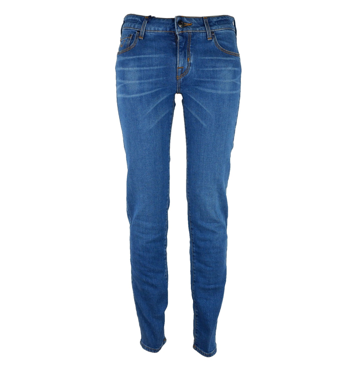 Jacob Cohen Elegant Blue Denim Five-Pocket Style