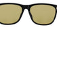 Diesel Chic Black Acetate Sunglasses with Yellow Lenses