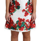 Dolce & Gabbana Sleek Portofino Motif Silk Mini Dress