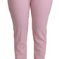 Dolce & Gabbana Elegant Pink High-Waisted Wool Trousers