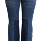 Dolce & Gabbana Elegant Boot Cut Denim Jeans with Amore Patch