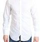 Dolce & Gabbana Elegant White Cotton Dress Shirt Slim Fit