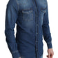 Dolce & Gabbana Elegant Denim Long Sleeve Casual Shirt