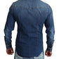 Dolce & Gabbana Elegant Denim Long Sleeve Casual Shirt