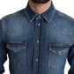 Dolce & Gabbana Elegant Denim Long Sleeve Casual Shirt