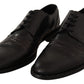 Dolce & Gabbana Elegant Black Derby Oxford Wingtips