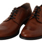 Dolce & Gabbana Elegant Brown Derby Formal Shoes