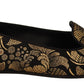 Dolce & Gabbana Elegant Leather Heart Embellished Flats