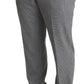 BENCIVENGA Elegant Checkered Wool Formal Trousers