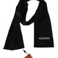 Missoni Elegant Embroidered Wool Scarf in Black