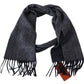 Missoni Elegant Cashmere Patterned Scarf with Logo Embroidery