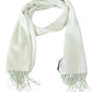 Missoni Elegant White Cashmere Scarf