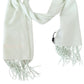 Missoni Elegant White Cashmere Scarf