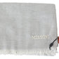 Missoni Elegant Wool Scarf with Signature Embroidery