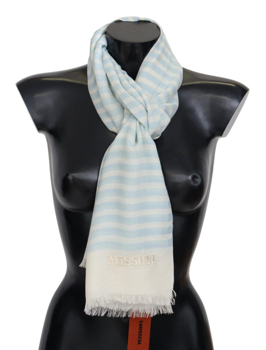 Missoni Elegant Cashmere Scarf with Linear Design