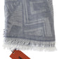 Missoni Elegant Cashmere Fringed Scarf in Gray