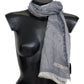 Missoni Elegant Cashmere Fringed Scarf in Gray