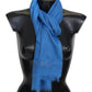 Missoni Elegant Wool Scarf with Signature Embroidery