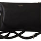 Dolce & Gabbana Elegant Black Leather Sling Shoulder Bag