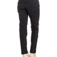 Jacob Cohen Black Cotton Karen Jeans with Pony Skin Patch