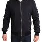 Dolce & Gabbana Elegant Silk Blend Bomber Jacket